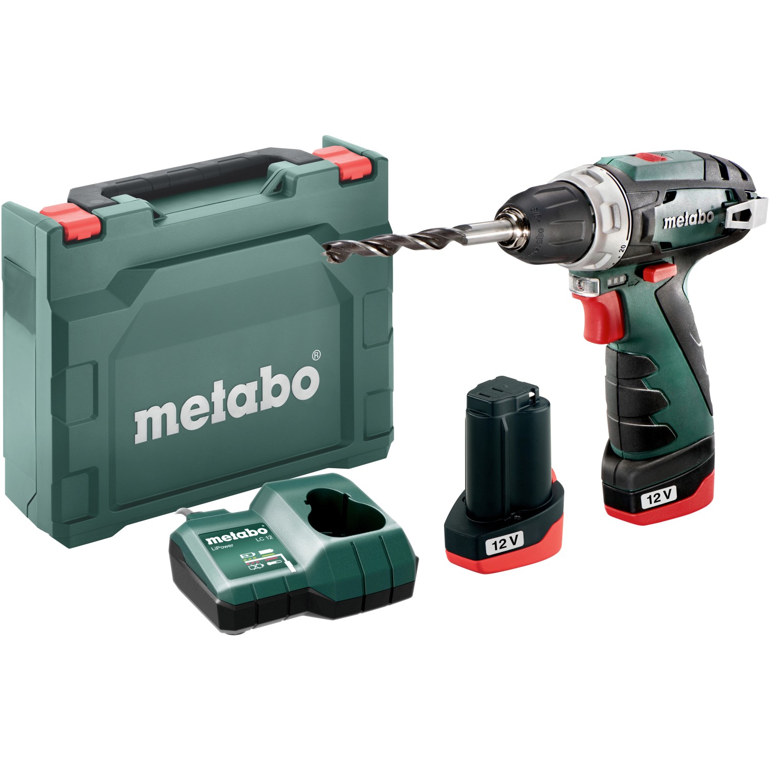 Metabo Akku-Bohrschrauber Metabo PowerMaxx BS Basic inkl. 2 Ah Akkus mit Ko günstig online kaufen