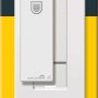 Schellenberg Funk-Handsender 1-Kanal mit Wandhalterung, weiße Fernbedienung für Rollladenantriebe.