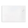 Rahmenloses, weißes Glas Whiteboard (90x120cm) mit zwei Magneten. Ideal für Büro & Zuhause.