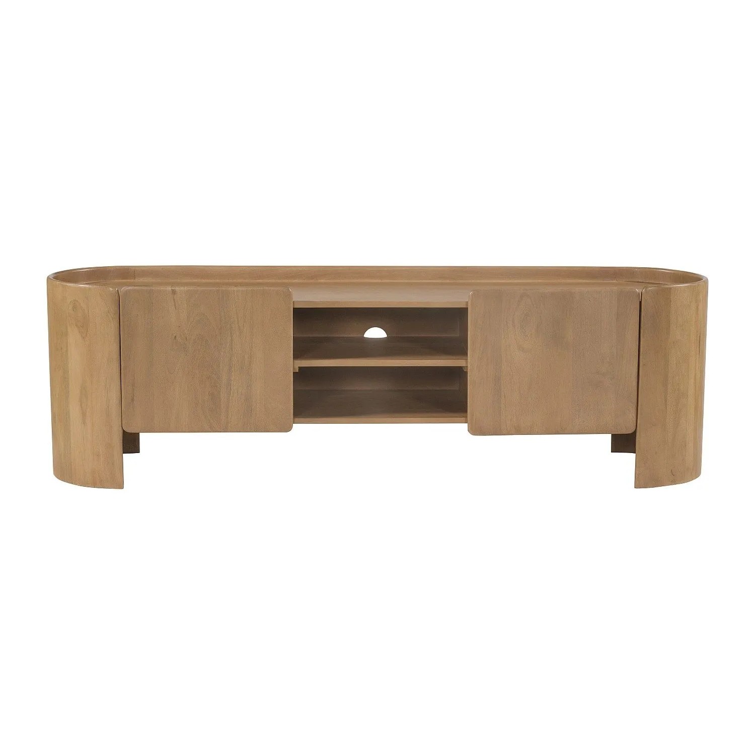 Vente-unique Tv-Board Islara Naturfarben Hell 165 cm