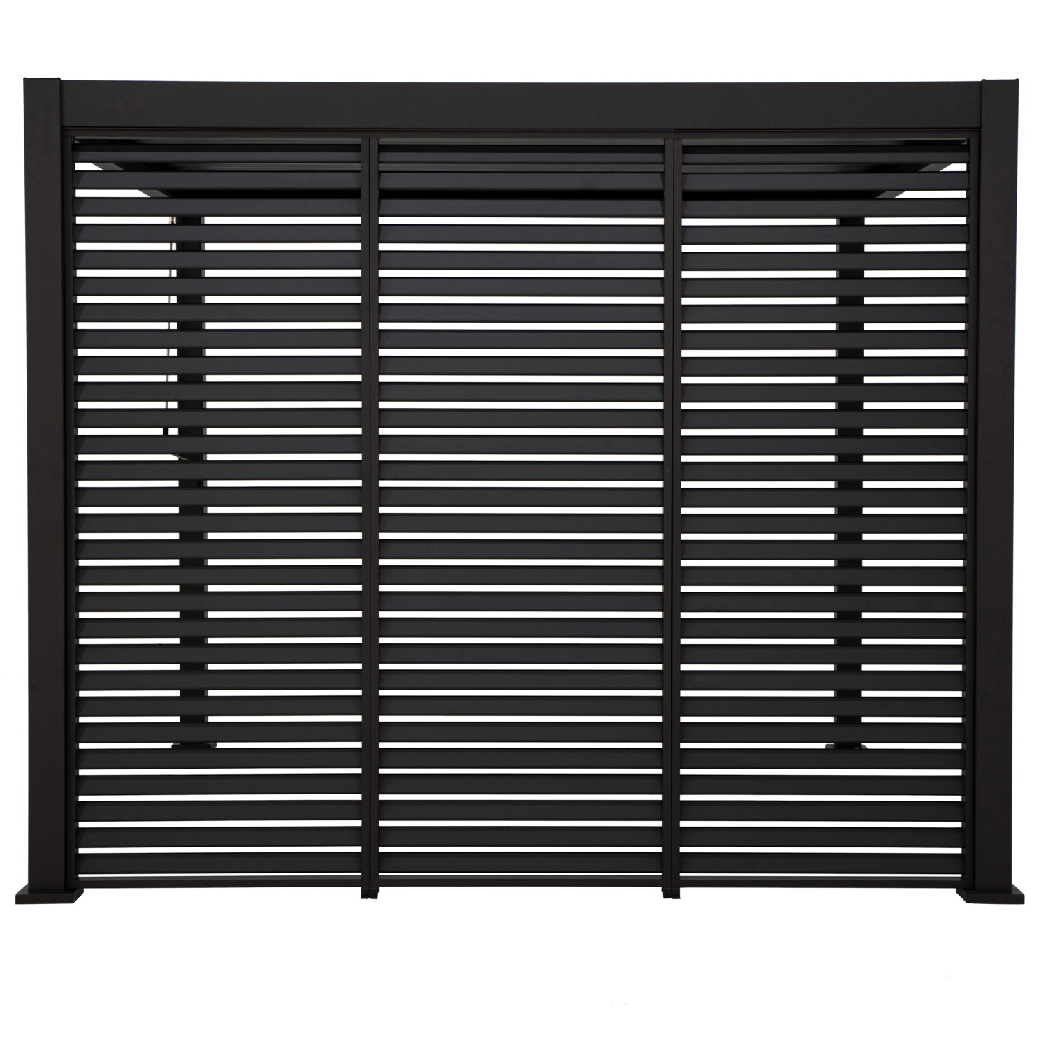 Lamellenwand Mirador 93 cm für eine 3 m Wand Anthrazit kaufen bei OBI