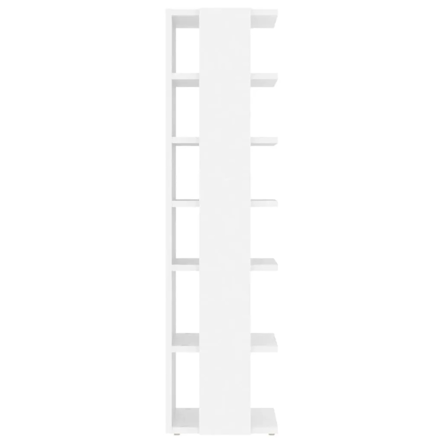 vidaXL Schuhschränke 2 Stk Weiß 27,5x27x102 cm Holzwerkstoff 808486_6