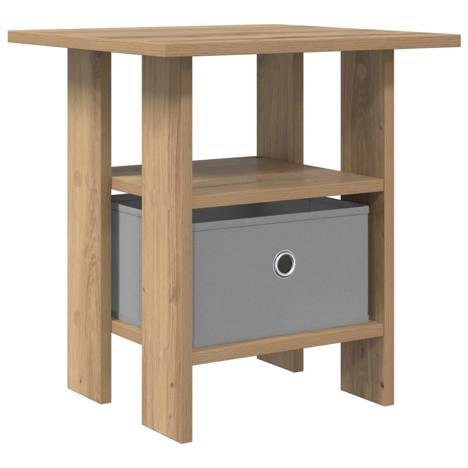 vidaXL Nachttisch Artisan-Eiche 41 x 40 x 45 cm Holzwerkstoff 8000434