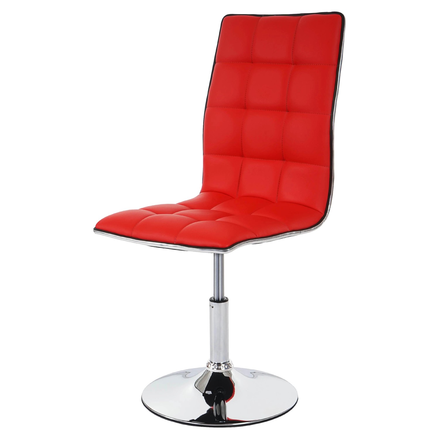 CHEFGASTRO Esszimmerstuhl 2er-Set 103x43x54cm Sitzhöhe 41cm Kunstleder Rot günstig online kaufen