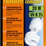 Sera Reptil Rainforest Compact 20W Terrarium Lampe für Tageslicht und UV-B Versorgung.