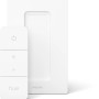 Weißer Philips Hue Dimmschalter V2 mit Verpackung. Smart Home Lichtsteuerung.