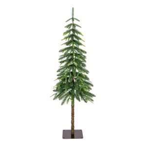 Schlanker, grüner Black Box Trees Weihnachtsbaum Lodge, 155 cm hoch, für kleine Räume.