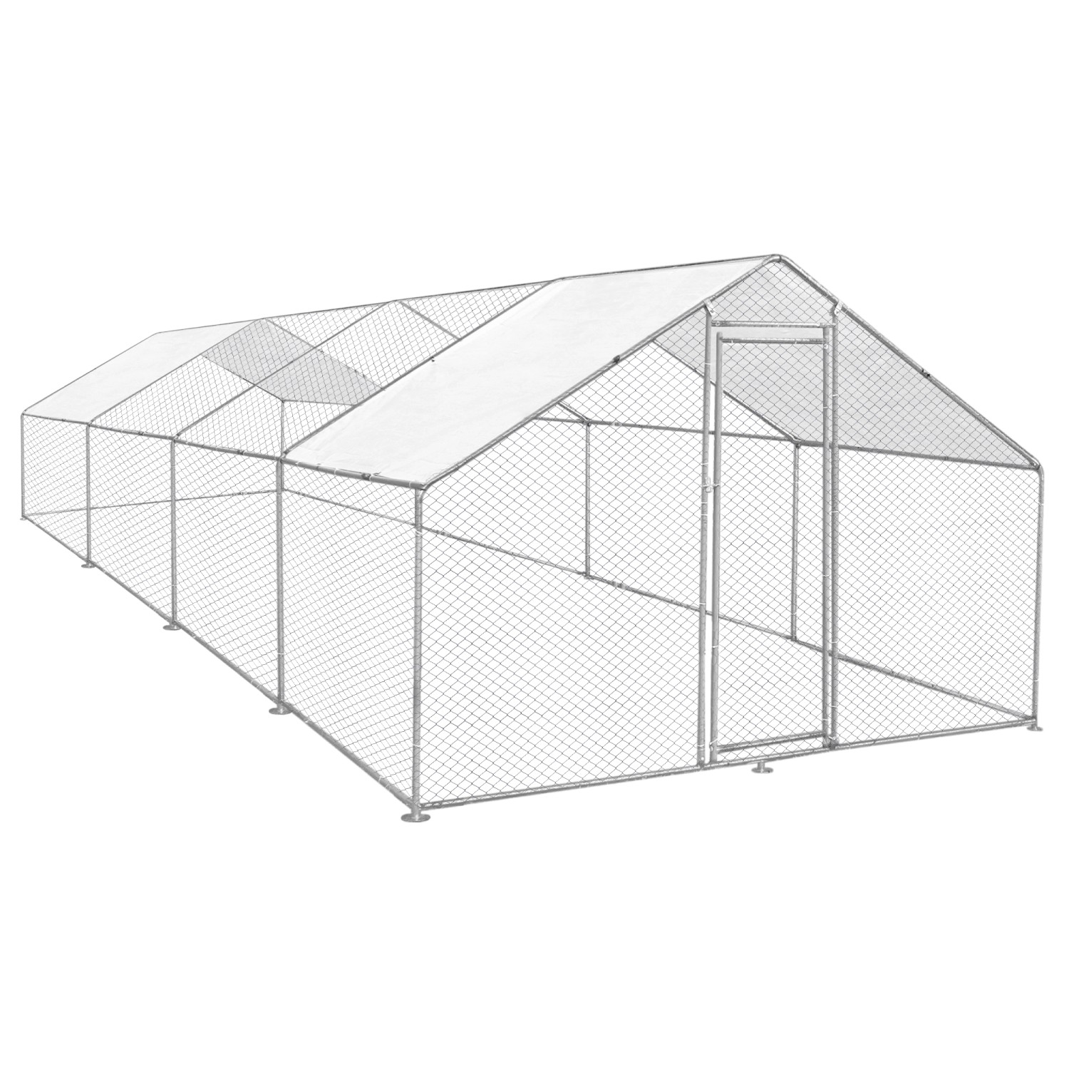 Monstershop Hühner Freilauf 4m x 8m x 2m