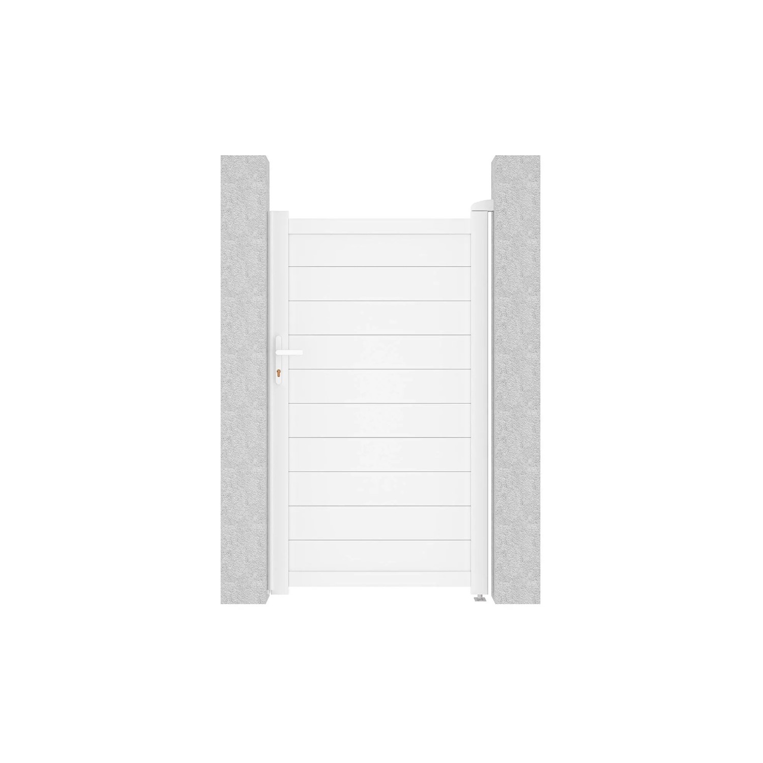 Casanoov Eiger 1M Tor  180 Cm Hoch  Weißes Aluminium