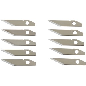 10 LUX Ersatz-Messerklingen Classic, 57 mm, für Cuttermesser.