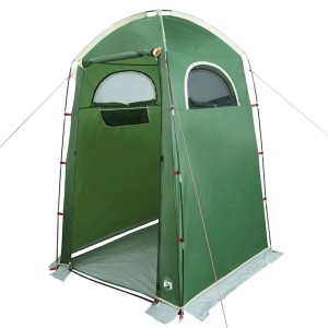 vidaXL Duschzelt Grün Wasserfest 4009473