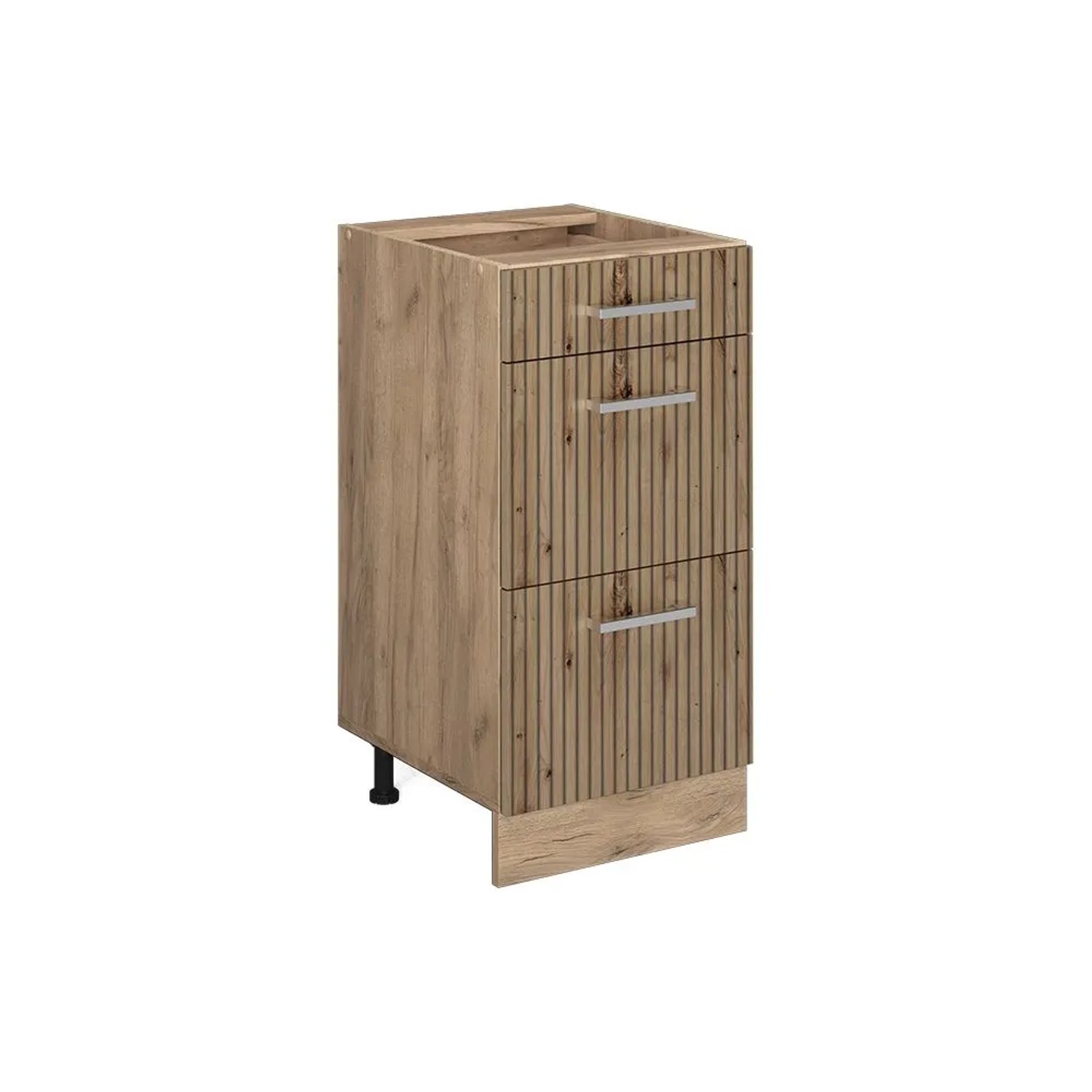 Vicco Küchenunterschrank R-Line Artisan-Eiche Goldkraft Eiche 40 cm mit Schubladen ohne Arbeitsplatte