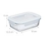 Relaxdays Glasbehälter mit Deckel Glas Transparent Luftdicht 4 x 640 ml_4
