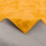 Pergamon Luxus Fellteppich Plush Curry, 160x230cm. Weicher, curryfarbener Kunstfellteppich.