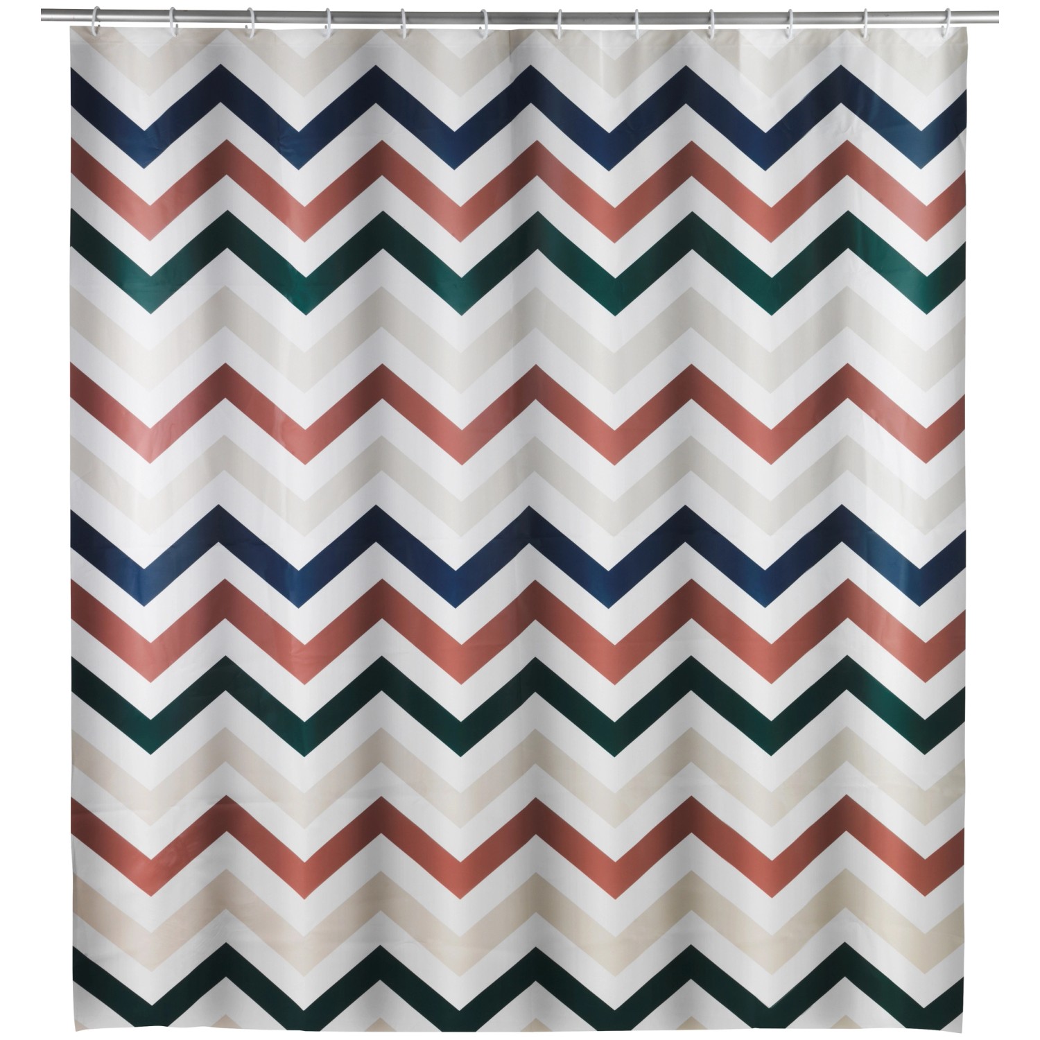 Thumbnail - Wenko Duschvorhang Agropoli 180 cm x 200 cm Mehrfarbig