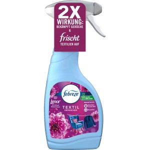 Febreze Textilerfrischer Lenor Amethyst Blütentraum 500ml Flasche. Reinigungsmittel für Textilien.