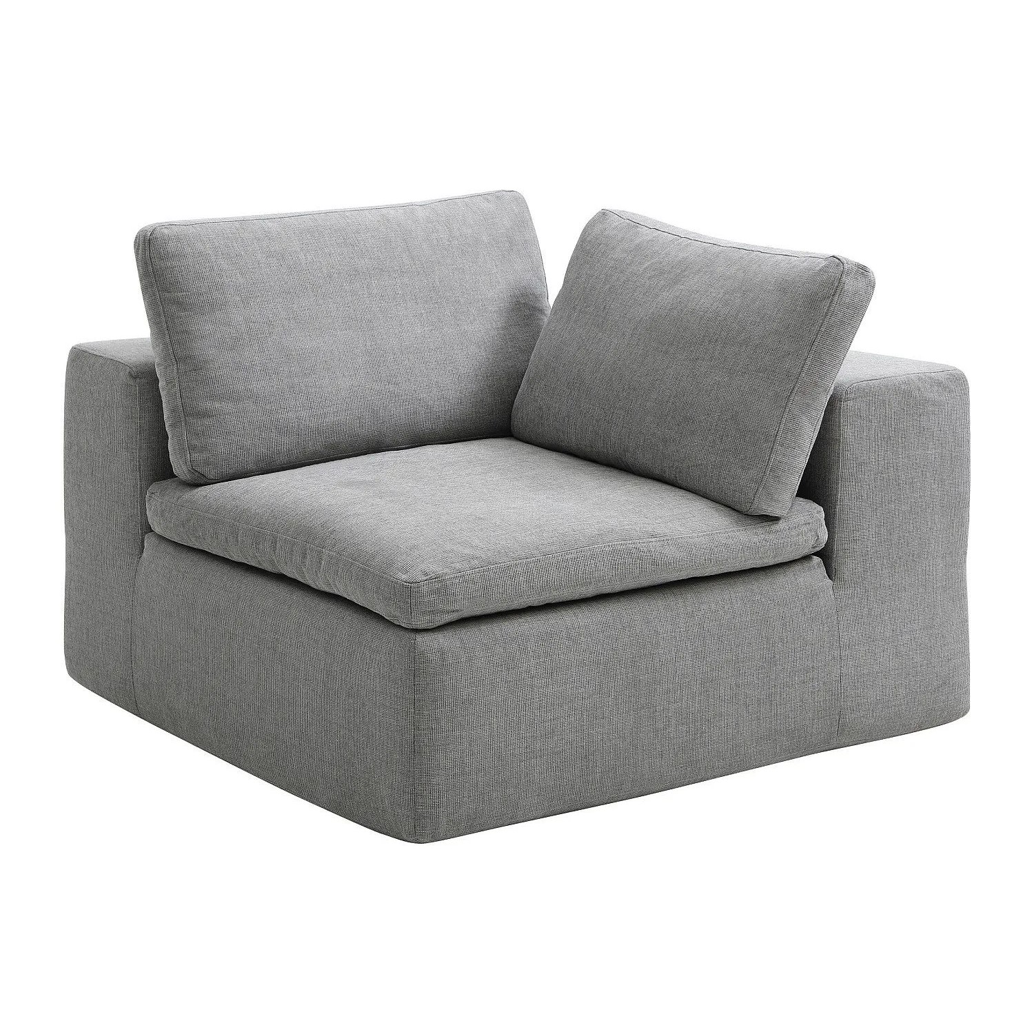 Vente-unique Sessel Mit Gerader Rückenlehne Cortoline Grau 112 cm