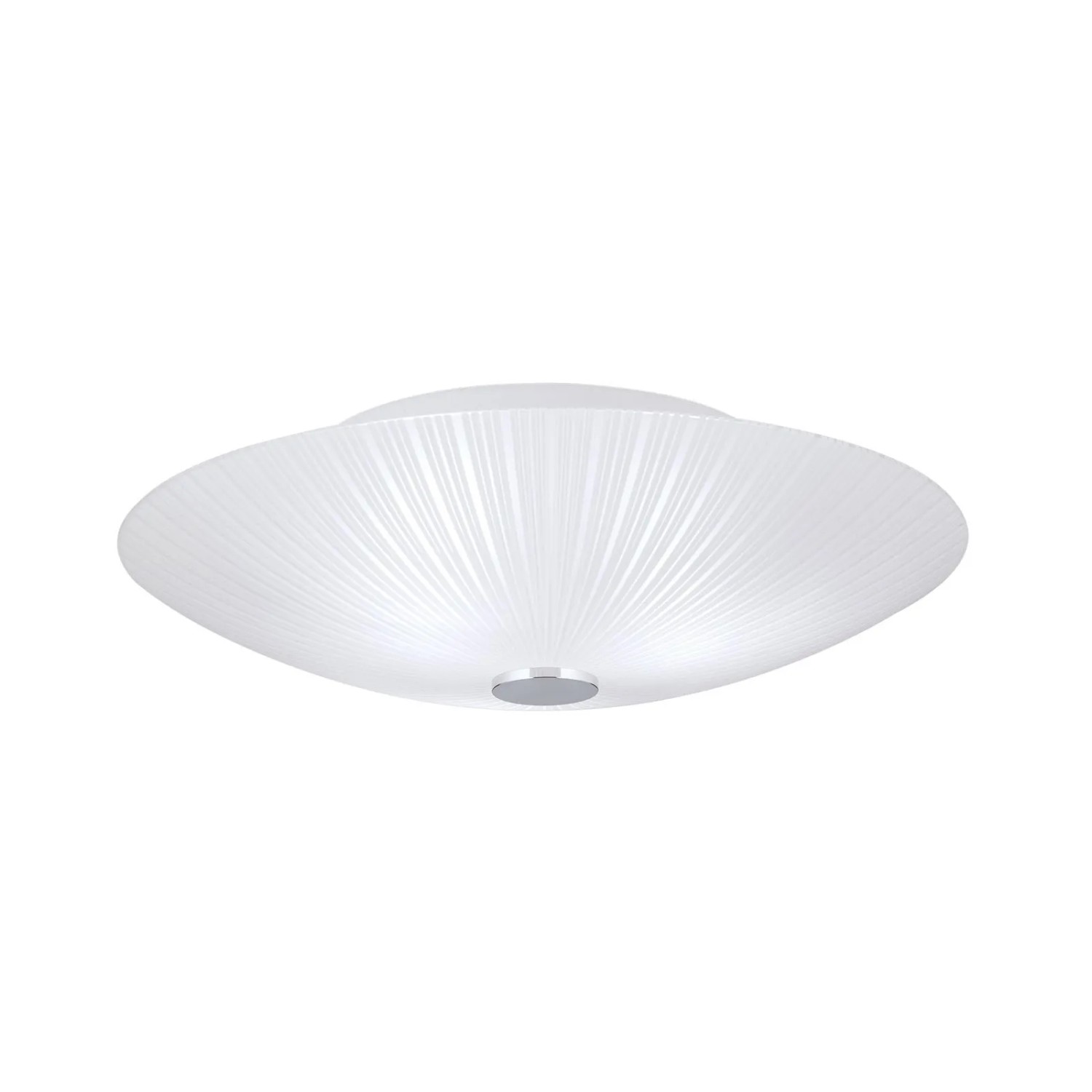Orion Leuchten Deckenleuchte Opalglas 40 cm Chrom