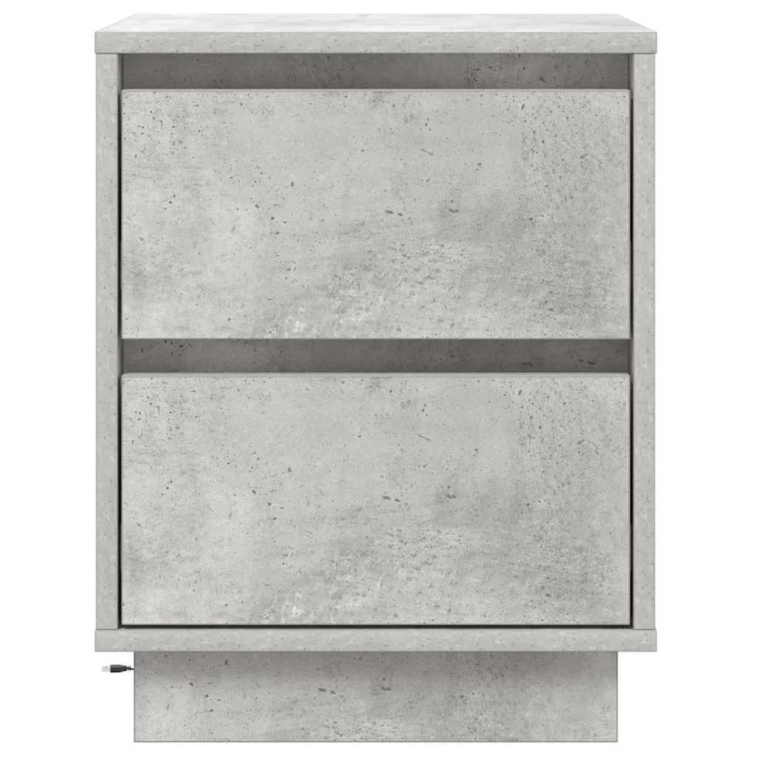 vidaXL Nachttisch mit Betongrau 39 x 34,5 x 50 cm Holzwerkstoff 869616_6