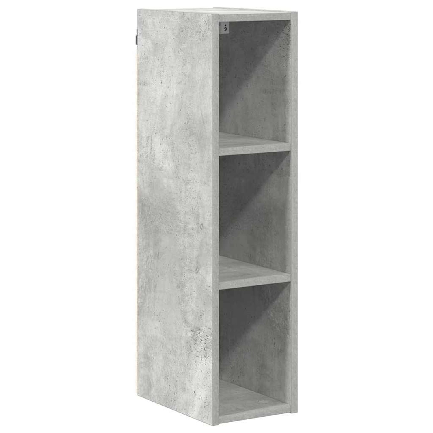 vidaXL Hängeschrank Riga Beton Grau 20 x 29,5 x 80 cm Holzwerkstoff 884429