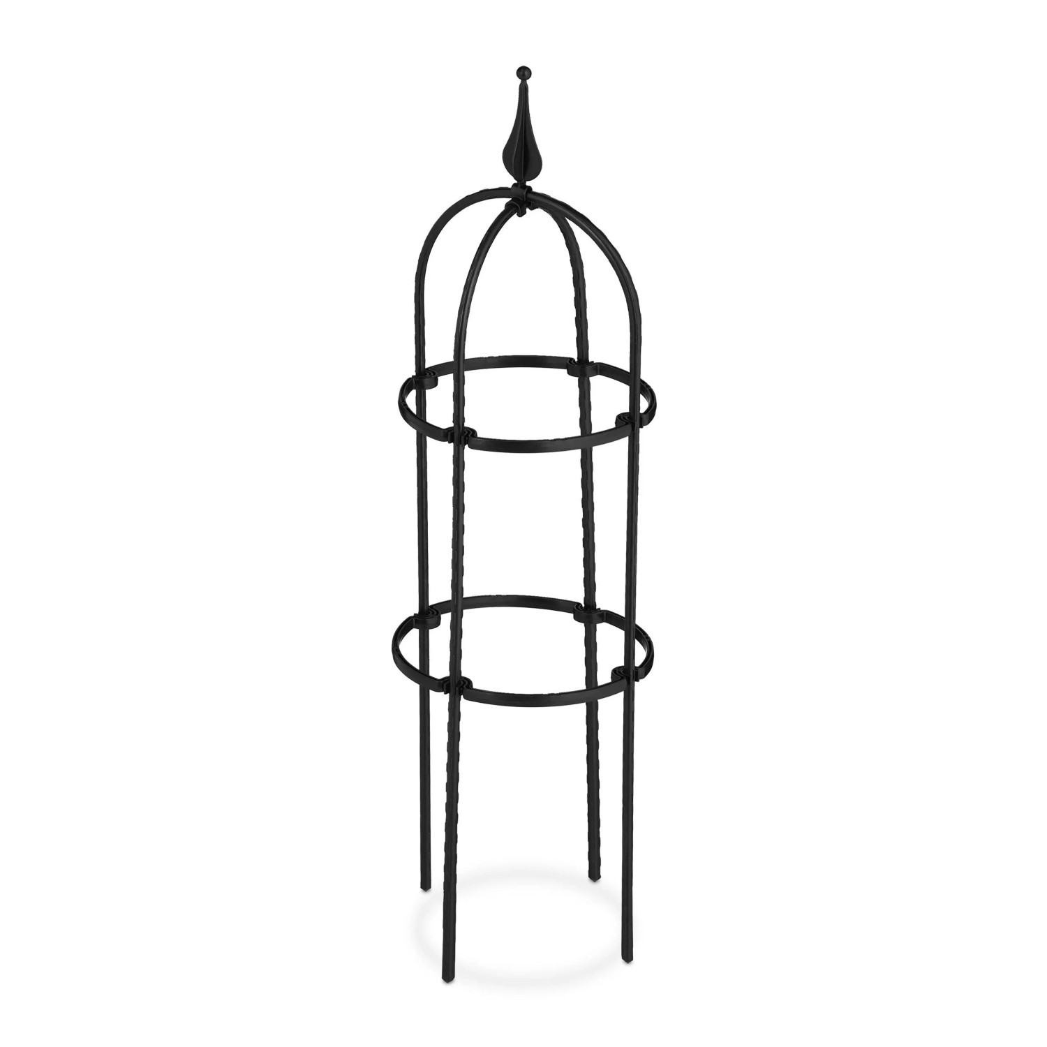 Relaxdays Rankhilfe 2er Set Stahl Schwarz Verstellbar 70 cm x 20 cm 260 g