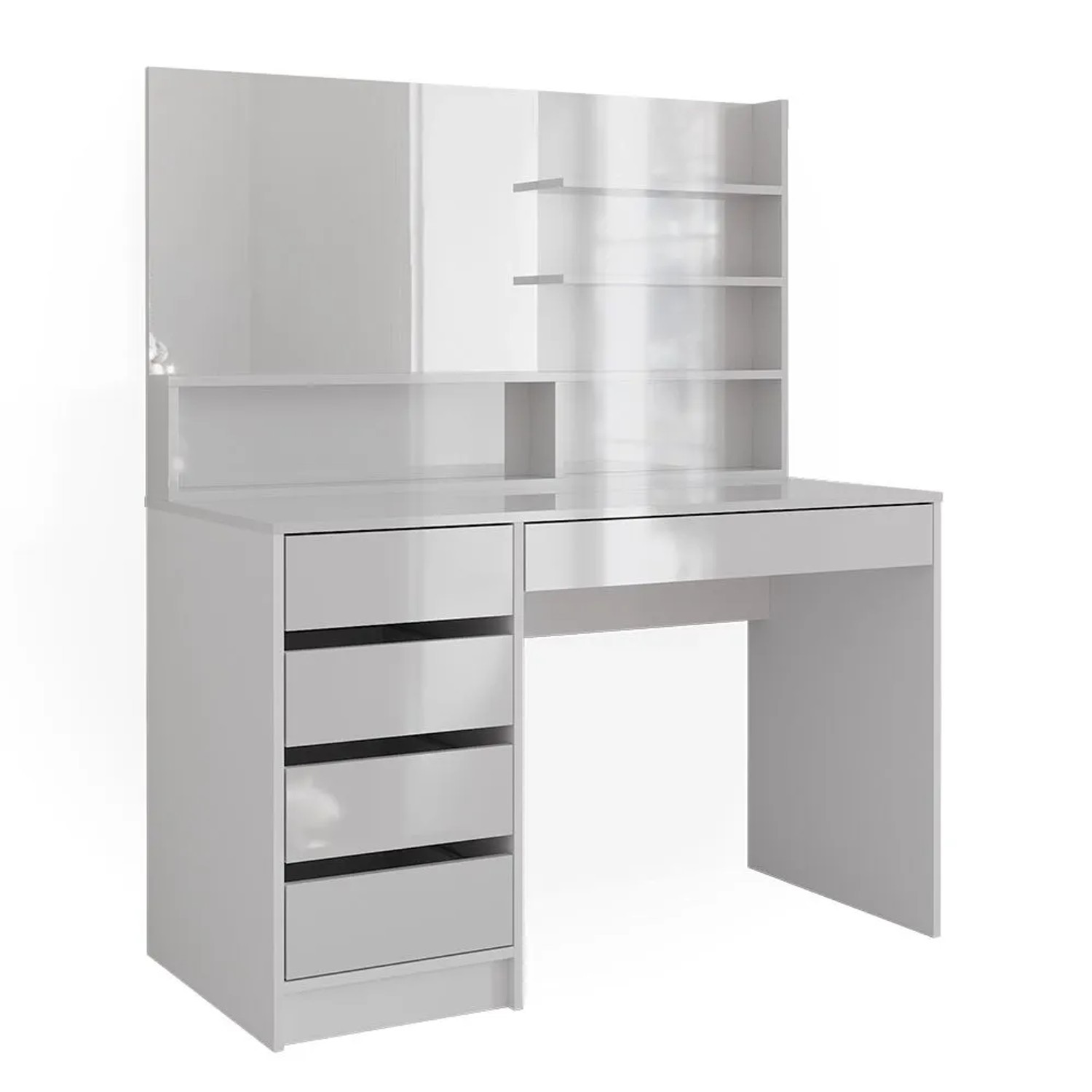 Vicco Schminktisch Sherry Weiß 120 x 145 mit Spiegelregal