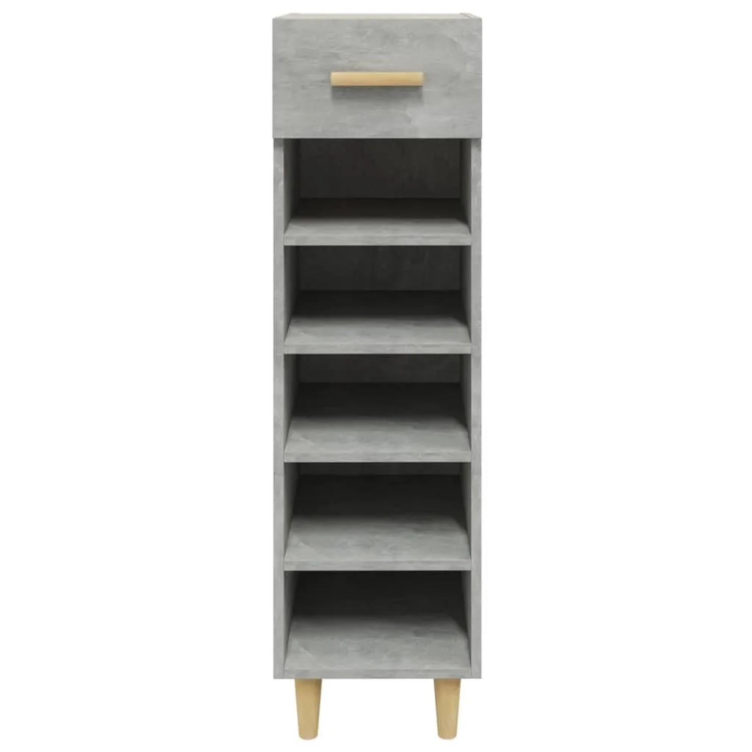 vidaXL Schuhschrank Betongrau 30x35x105 cm Holzwerkstoff 812802_4