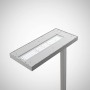Arcchio LED Stehleuchte Logan aus Aluminium, dimmbar, mit Bewegungsmelder für Büro und Arbeitszimmer.