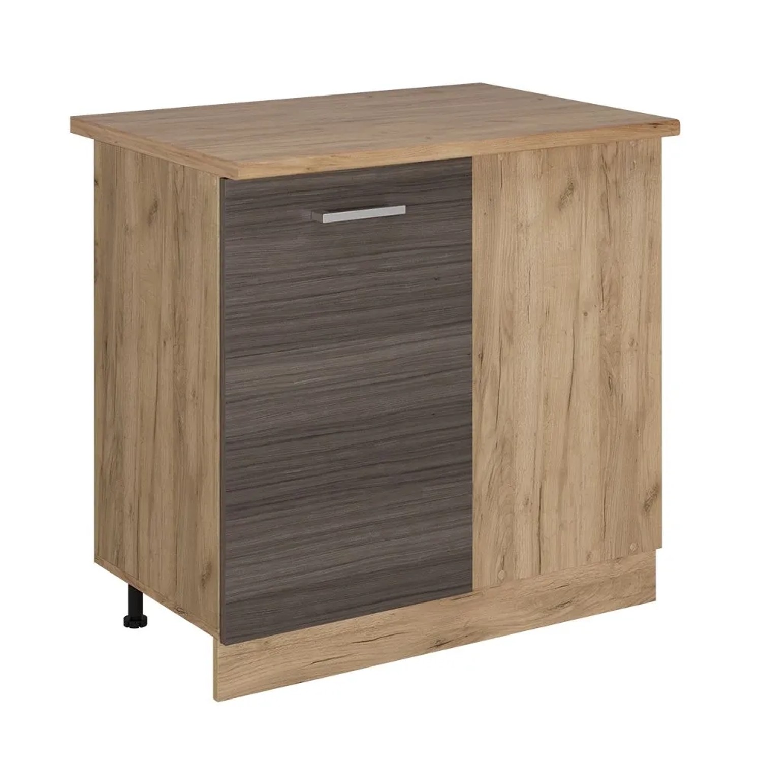 Vicco Eckunterschrank R-Line EdelGrau 86 x 82 AP Eiche Art Nr 53511