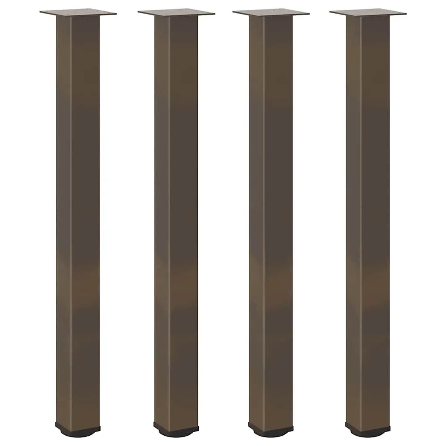 vidaXL Bartischbeine 4 Stk Naturstahl 90-92 cm Stahl 4012475 günstig online kaufen