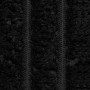 Schwarze vidaXL Überwurfdecke (270x240cm) aus weichem Fleece, Detailaufnahme.