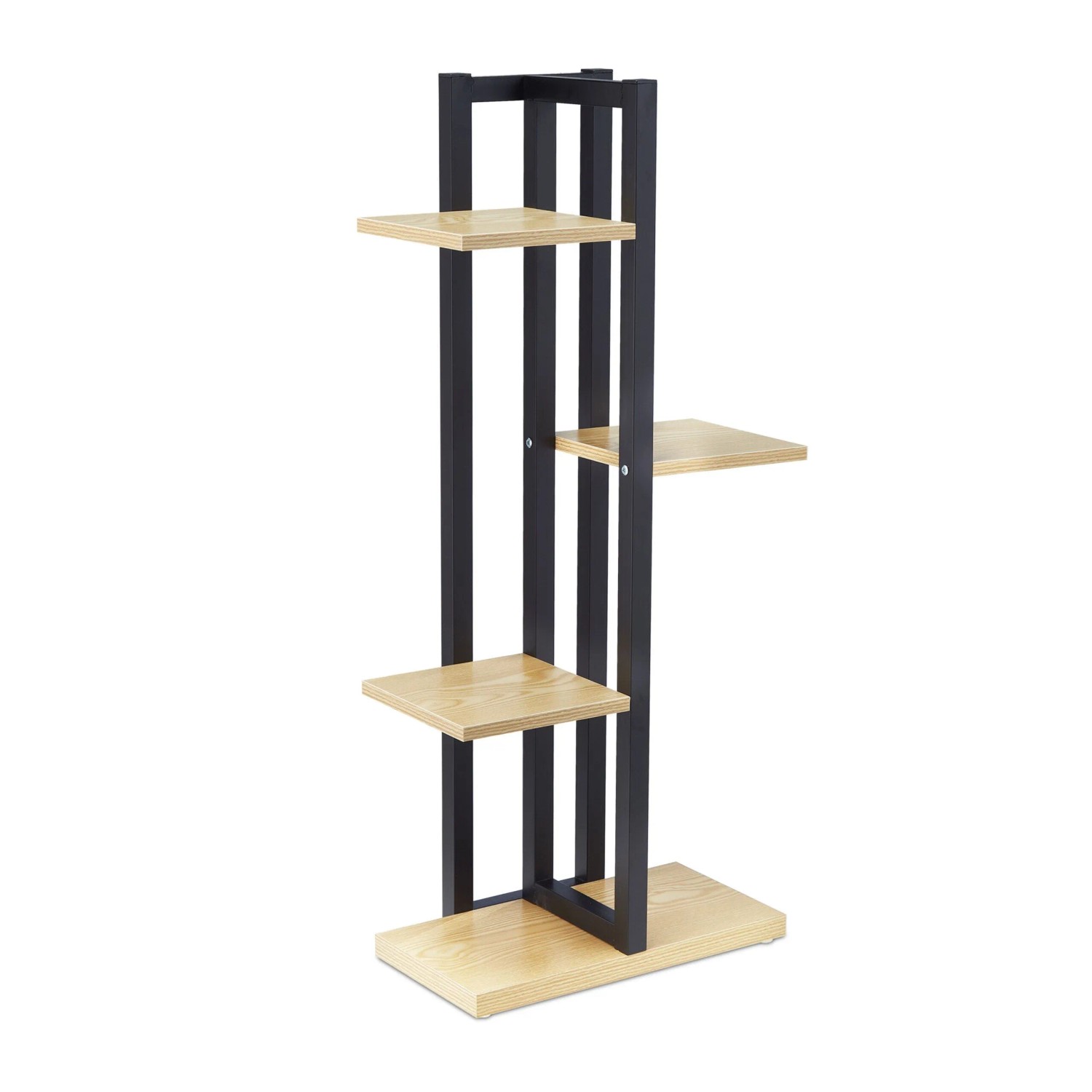 Relaxdays Blumenregal Metall Hellbraun Freistehend 93 cm x 42,5 cm x 22,5 cm 5 kg