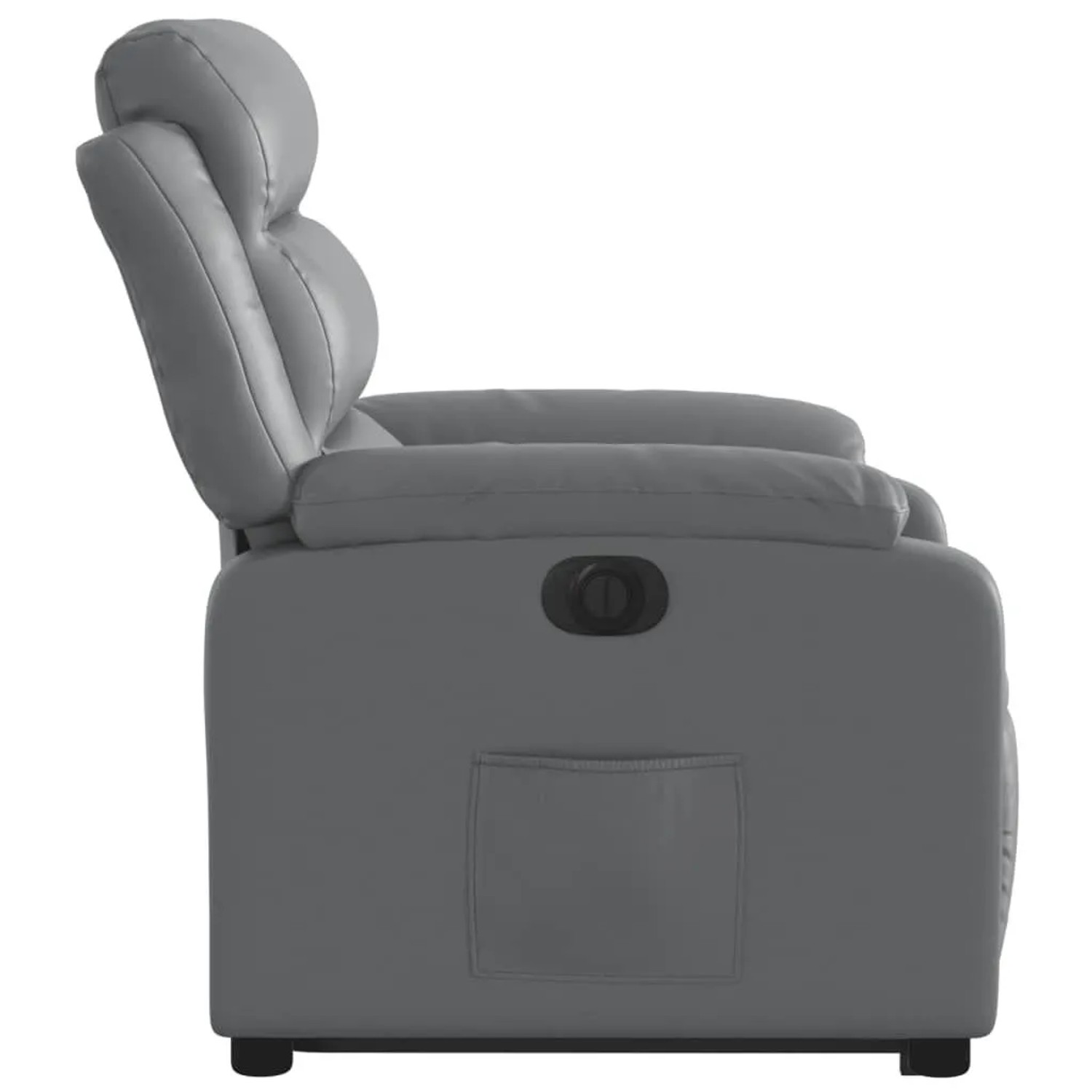 vidaXL Relaxsessel mit Aufstehhilfe Elektrisch Grau Kunstleder 3205059_10