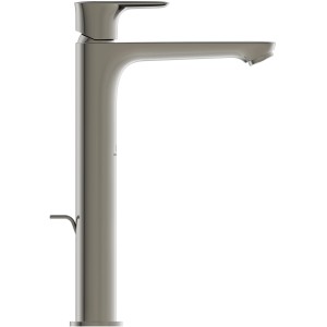 Ideal Standard Waschtischarmatur Connect Air, Silver Storm mit verlängertem Sockel.