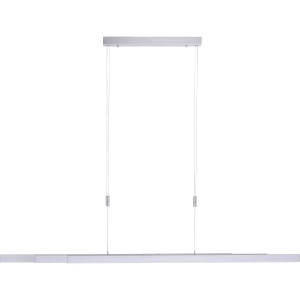 Moderne LED-Pendelleuchte Adriana von Paul Neuhaus aus Aluminium, 179 cm breit, höhenverstellbar.