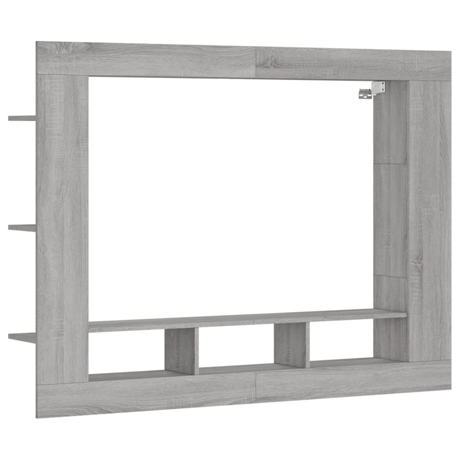 vidaXL TV-Schrank Grau Sonoma 152x22x113 cm Holzwerkstoff 833728 günstig online kaufen