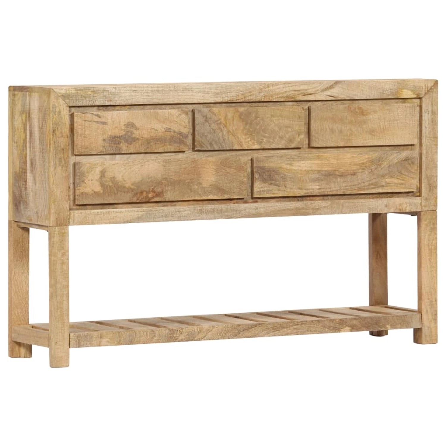 vidaXL Sideboard 120x30x75 cm Massivholz Mango 247479