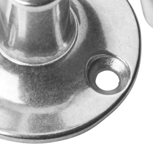 SOTECH 3 Fach Drehhaken TROMSO Aluminium Poliert