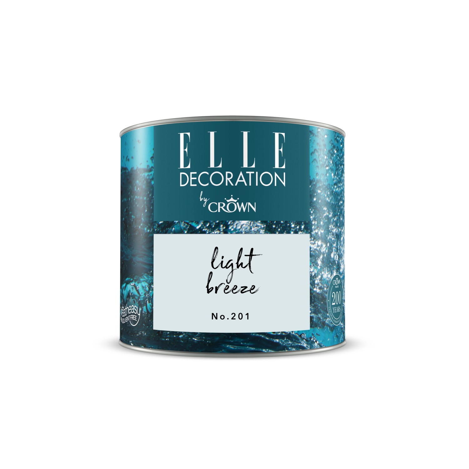 ELLE DECORATION by Crown Wandfarbe Light Breeze No. 201 matt 125ml 