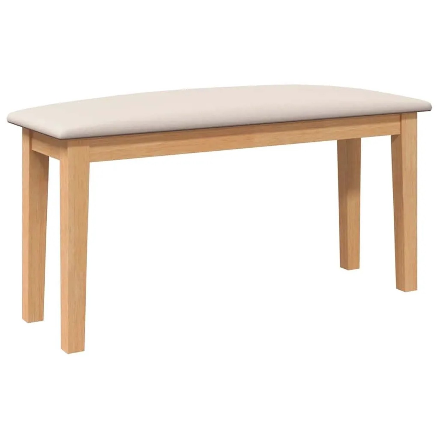 vidaXL Bank 90 cm Massivholz Gummibaum 4102594