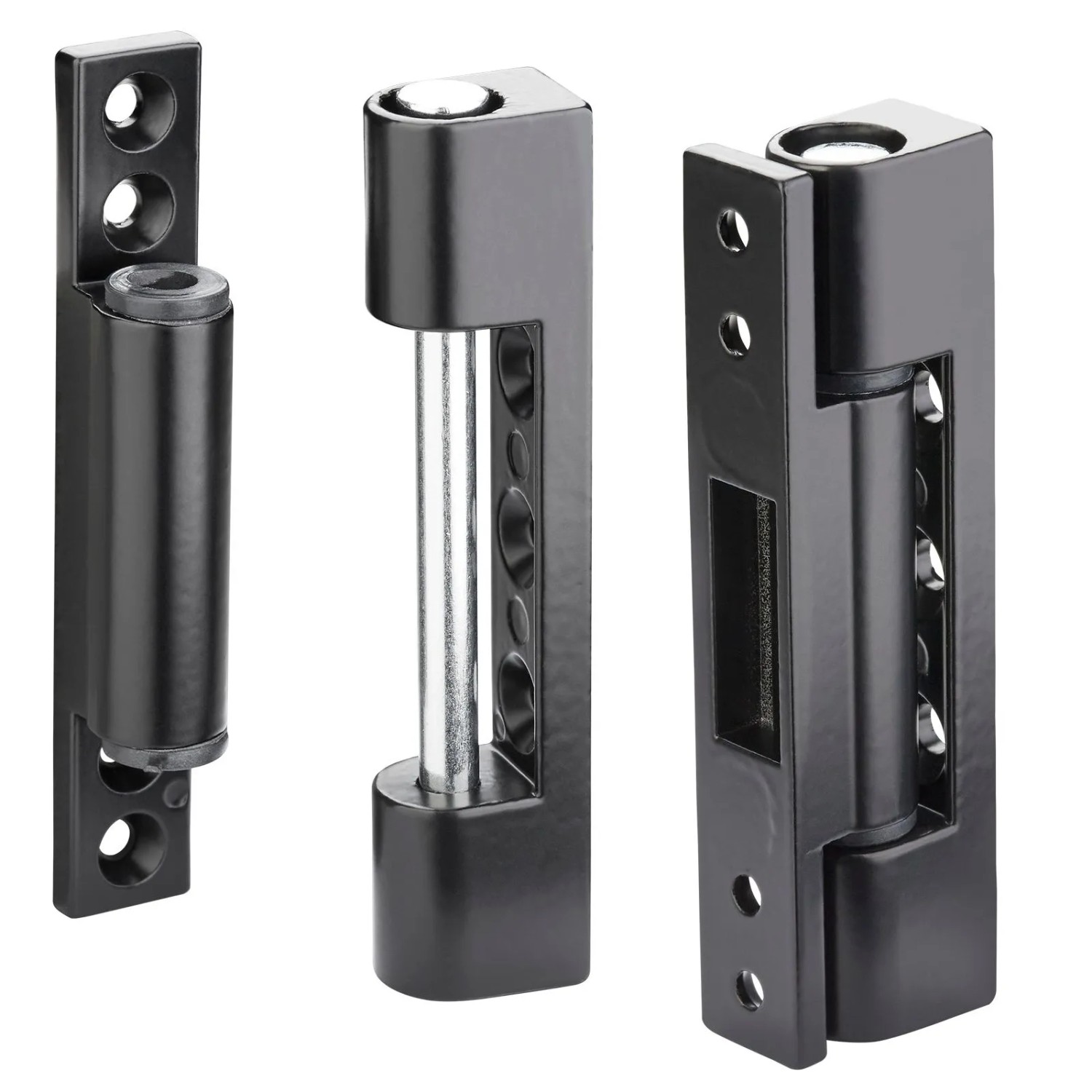 SOTECH 2 Stück Fensterbänder 95 mm Aluminium Schwarz