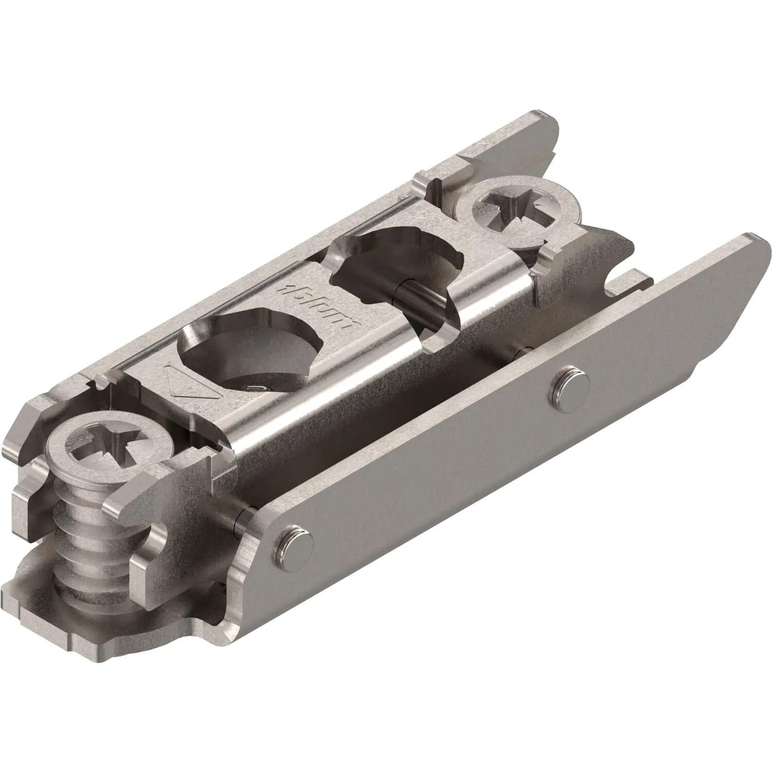 Blum Exzenter-Montageplatte Clip Gerade Stahl Systemschraube Distanz 3 mm