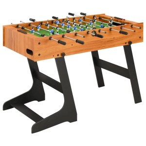 vidaXL Klappbarer Kickertisch 121 x 61 x 80 cm Hellbraun 91941