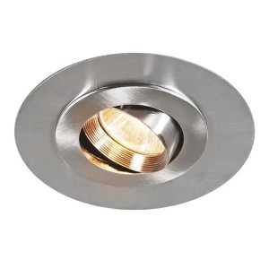 QAZQA Füllring aus Edelstahl für Einbaustrahler, 7,5/13 cm. Ideal zum Ausgleich größerer Bohrlöcher.