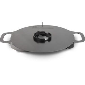 Petromax Kochaufsatz für Atago Grillplatte aus Stahl, zur Nutzung mit Töpfen und Pfannen.