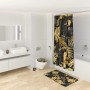 Sanilo WC-Sitz Golden Leaves mit Absenkautomatik im Badezimmer-Set.