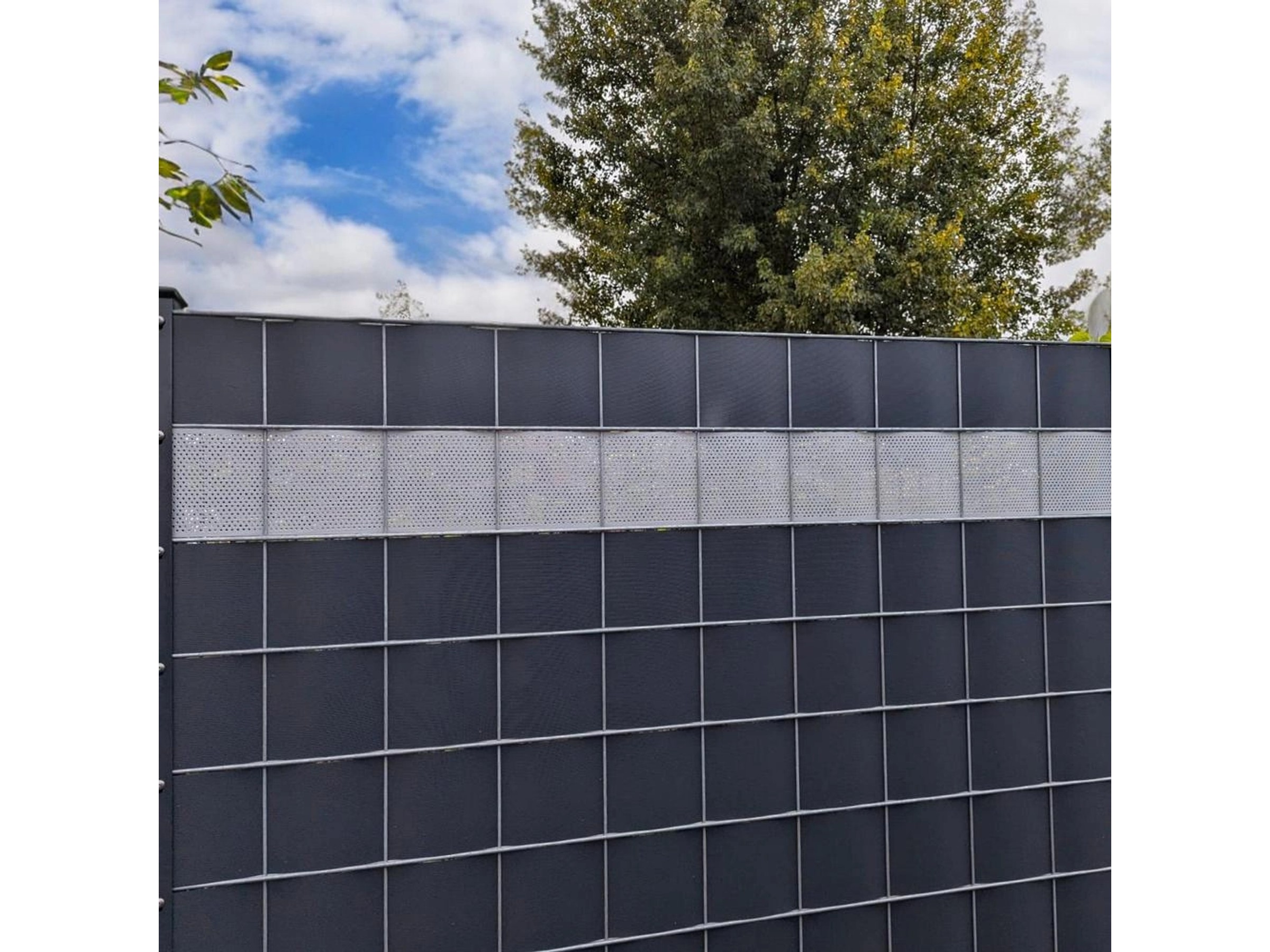 ColourTree Plus Sichtschutznetz – Extra Robust 220g/m², 122x157 Cm, Grau, Mit Edelstahlösen & Verstärkung