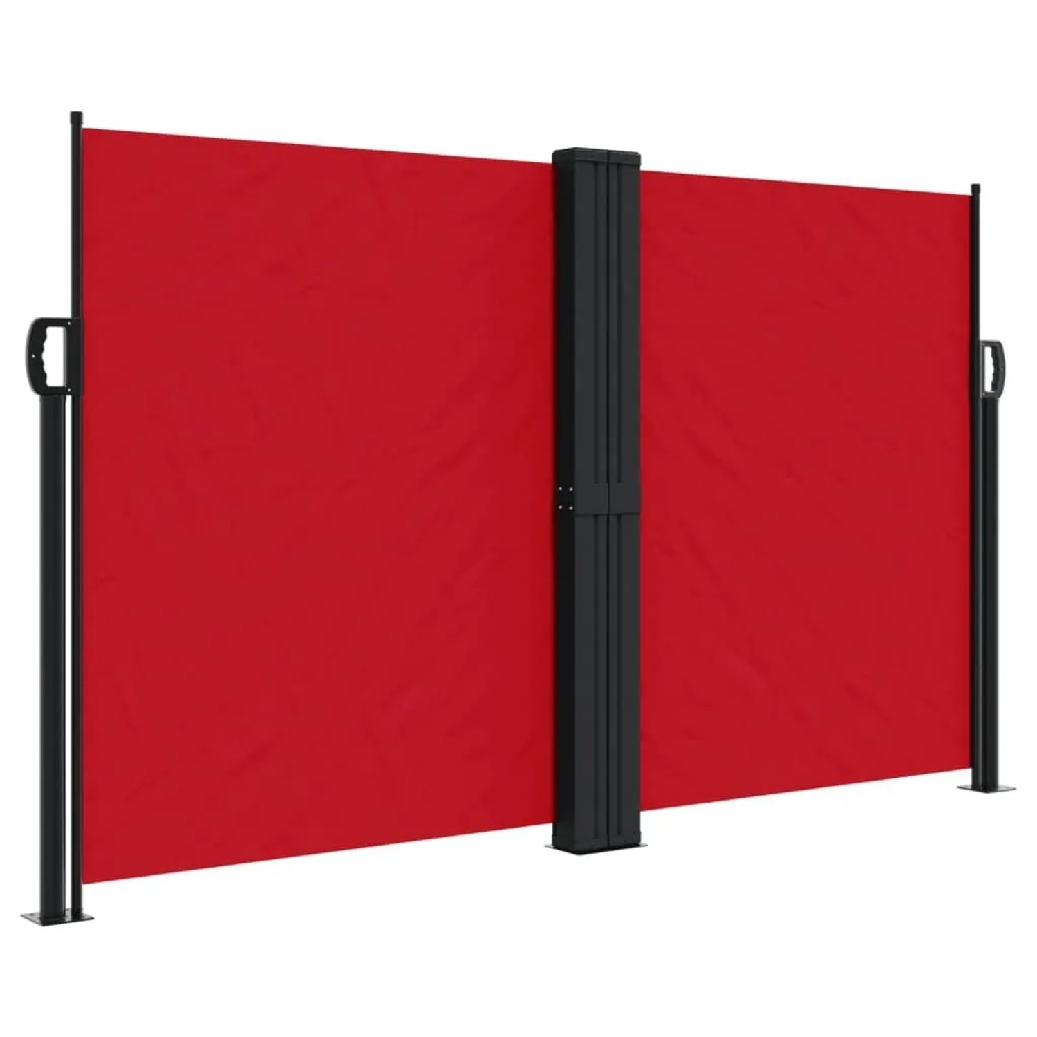 furnicato Seitenmarkise Ausziehbar Rot 140x600 cm günstig online kaufen