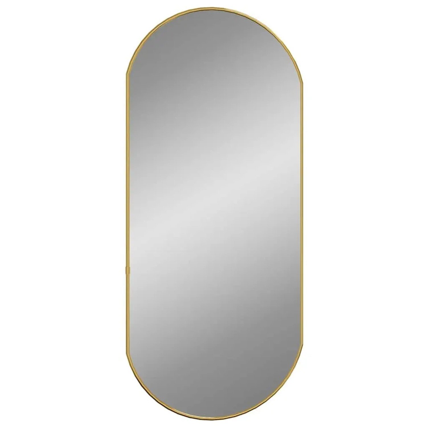 vidaXL Wandspiegel Golden 80x35 cm Oval 348199 günstig online kaufen
