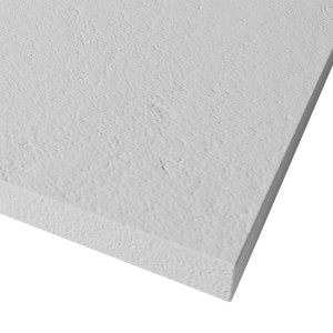 Detailaufnahme: Rechteckige, weiße Breuer Duschwanne Modern Line in Steinoptik, 130x95 cm.